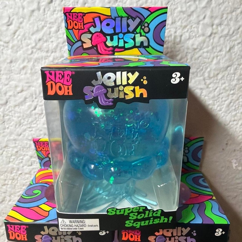 Authentic NeeDoh Jelly Swish blue